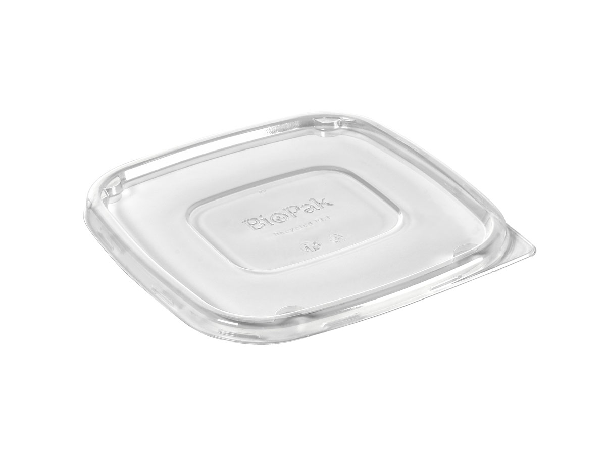 Duni RPET-Deckel Bowl CUBE SQUARE 900/1200ml 182 x 182 x 10 mm