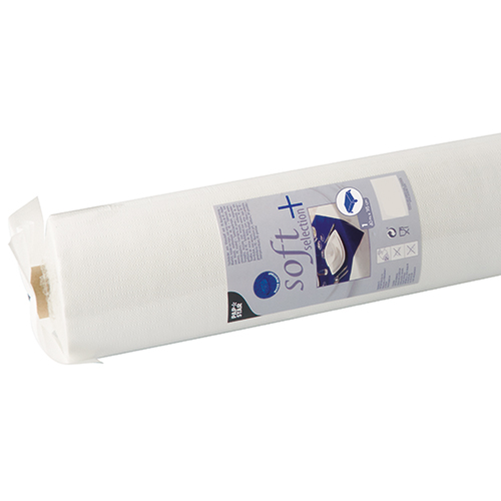 PAPSTAR stoffähnlich, Vlies soft selection plus 40 m x 1,18 m weis
