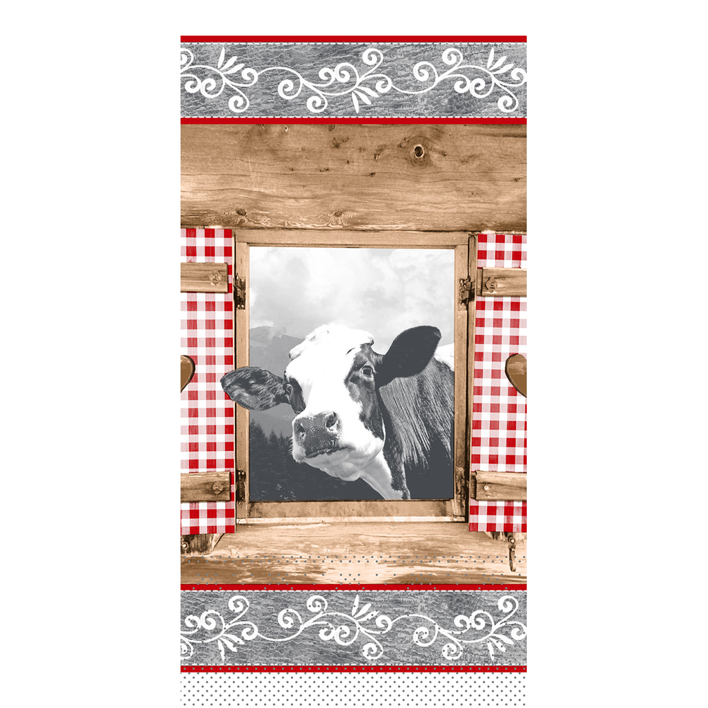 Mank Serviette Almblick 33 x 33 cm 1/8 Falz