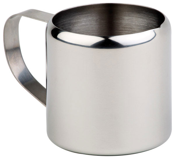 APS Milchkännchen / Sahnegießer Ø 4,8 cm, Höhe 5,2 cm , Edelstahl, mit Griff
