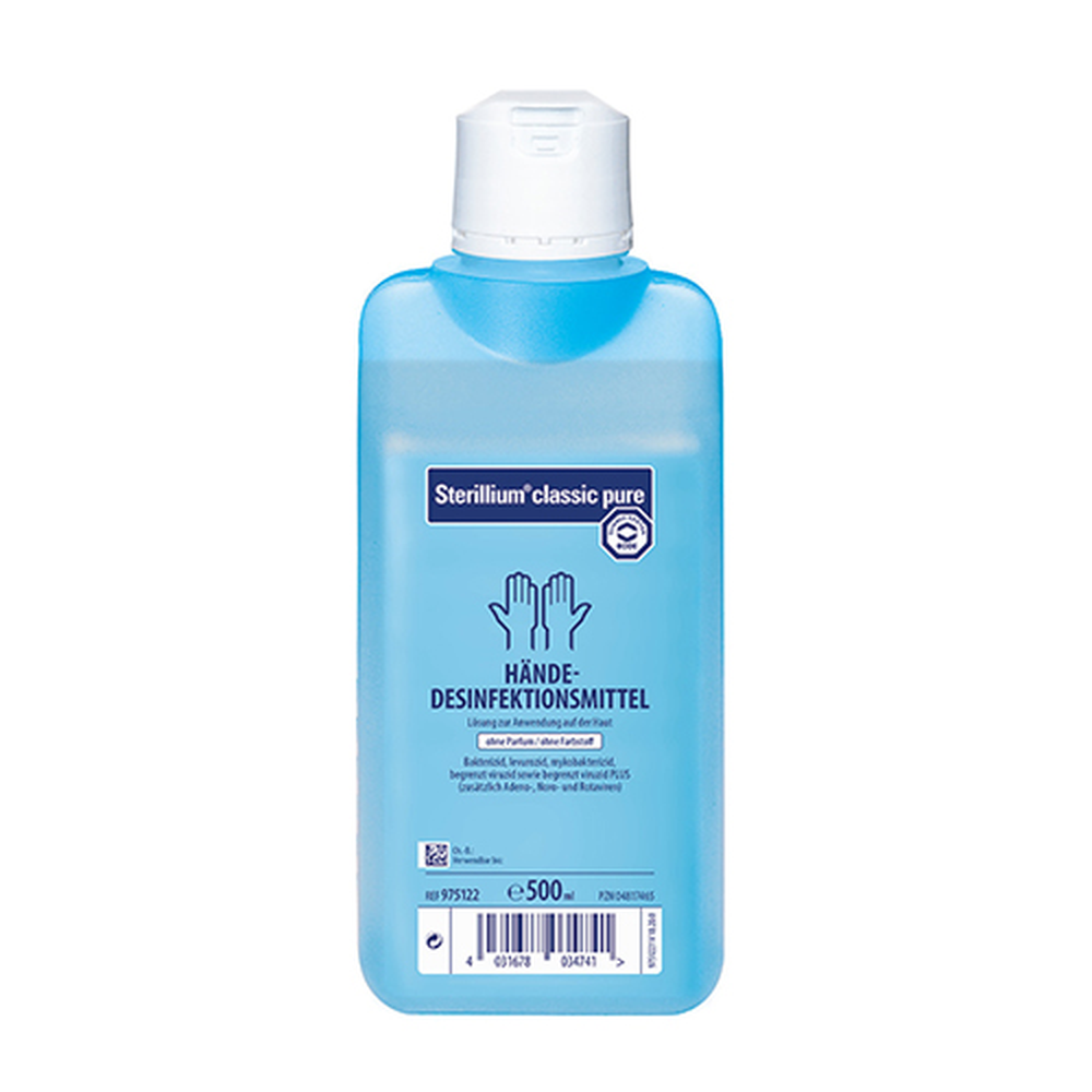 Papstar "Sterillium" Hände Desinfektion 500 ml "classic pure" Flasche