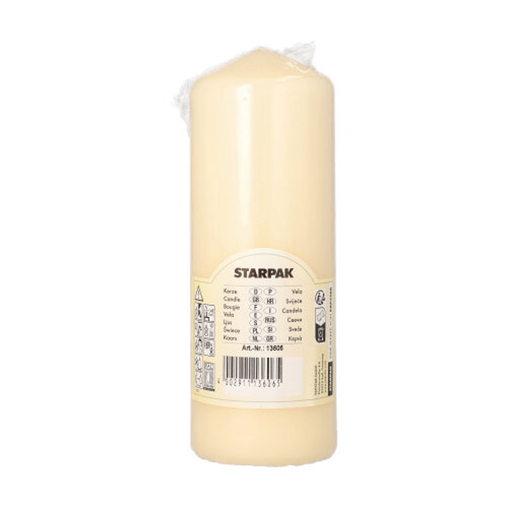 Papstar Stumpenkerze Ø 60 mm · 165 mm creme