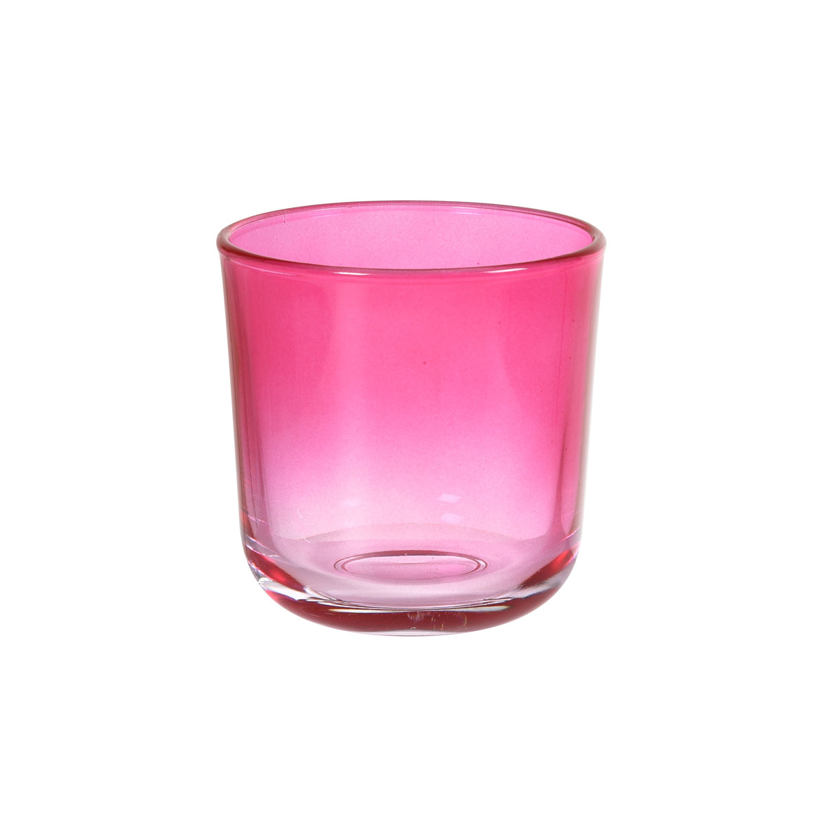 Duni Switch & Shine Kerzenhalter Ouri 81 x Ø 72,5 mm fuchsia Glas