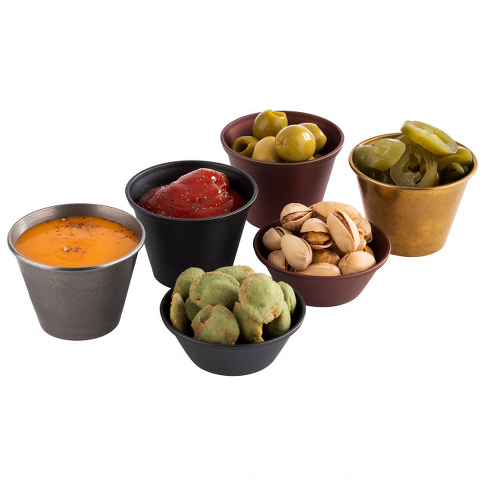 APS Dipschälchen, 6er Set Ø 6 cm, H: 4,5 cm, 60 ml