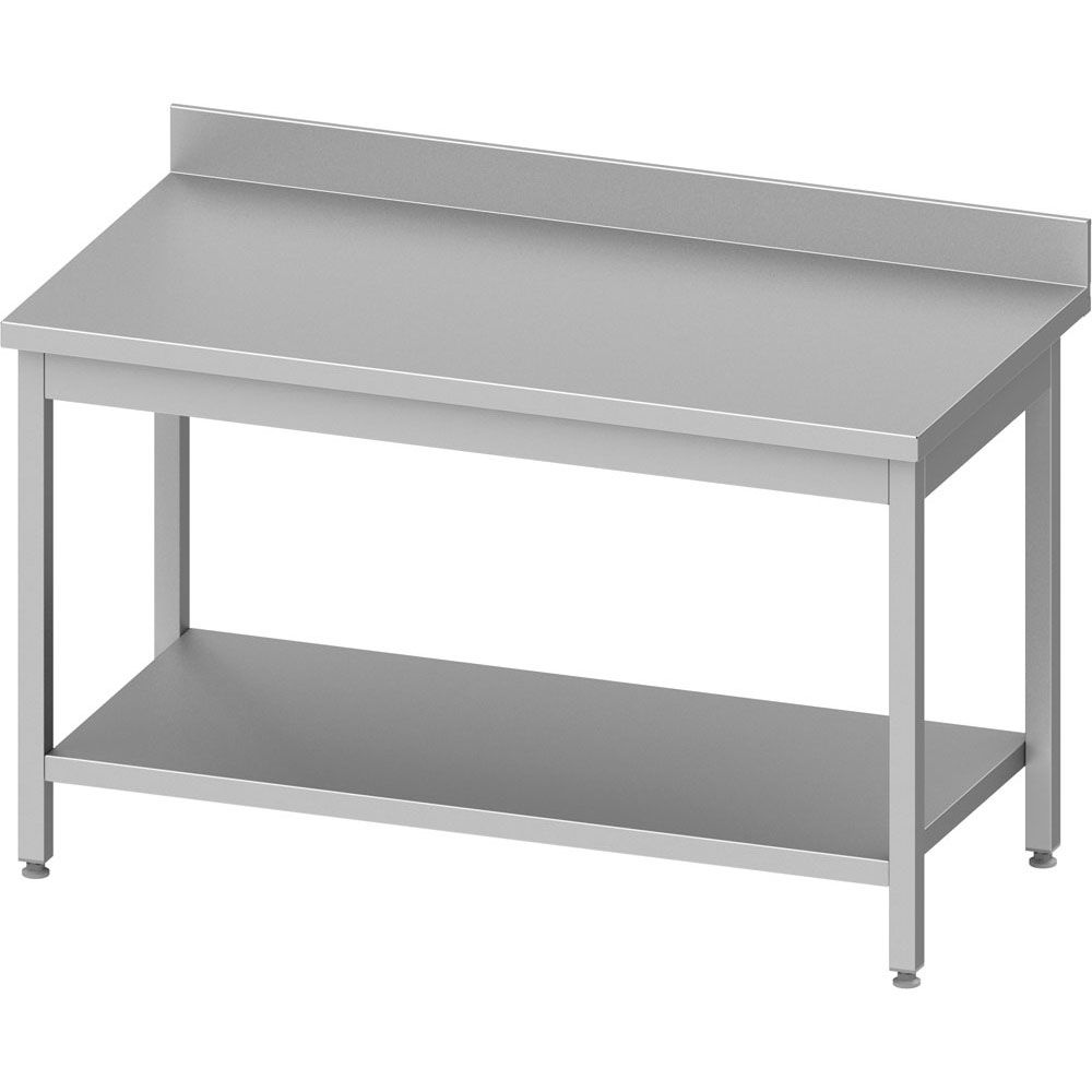 Stalgast Arbeitstisch ECO mit Grundboden 1800x600x850 mm, mit Aufkantung, Selbst