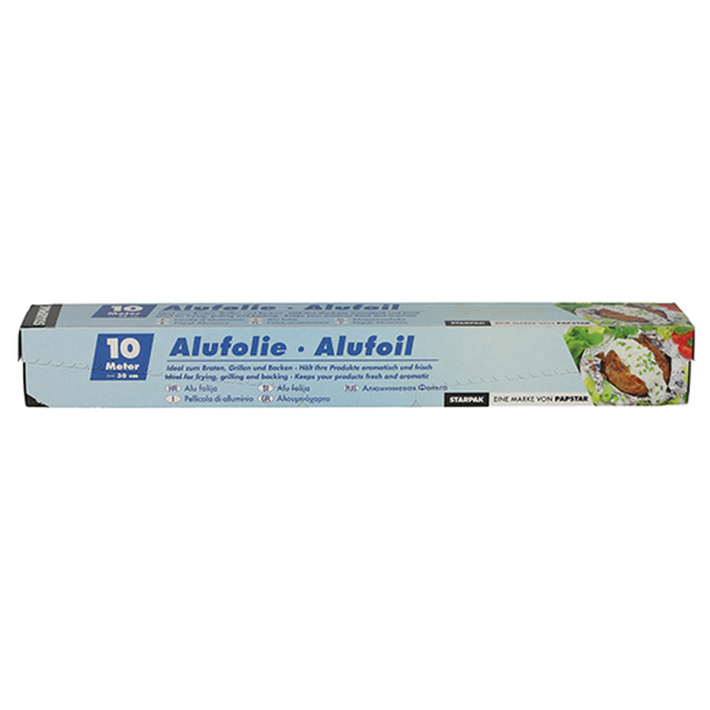 Papstar Alufolie 10 m x 30 cm in Faltschachtel