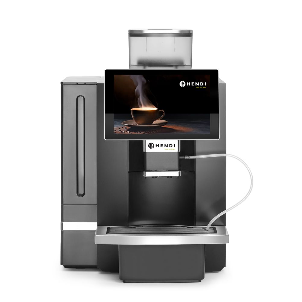 Kaffeevollautomat, Kaffeemaschine, Schwarz, Touchscreen, Trommelkapsel