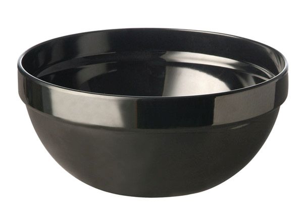 APS Schale -CASUAL MAXI- Ø 12 cm, H: 5,5 cm , Melamin, schwarz, 0,25 Liter