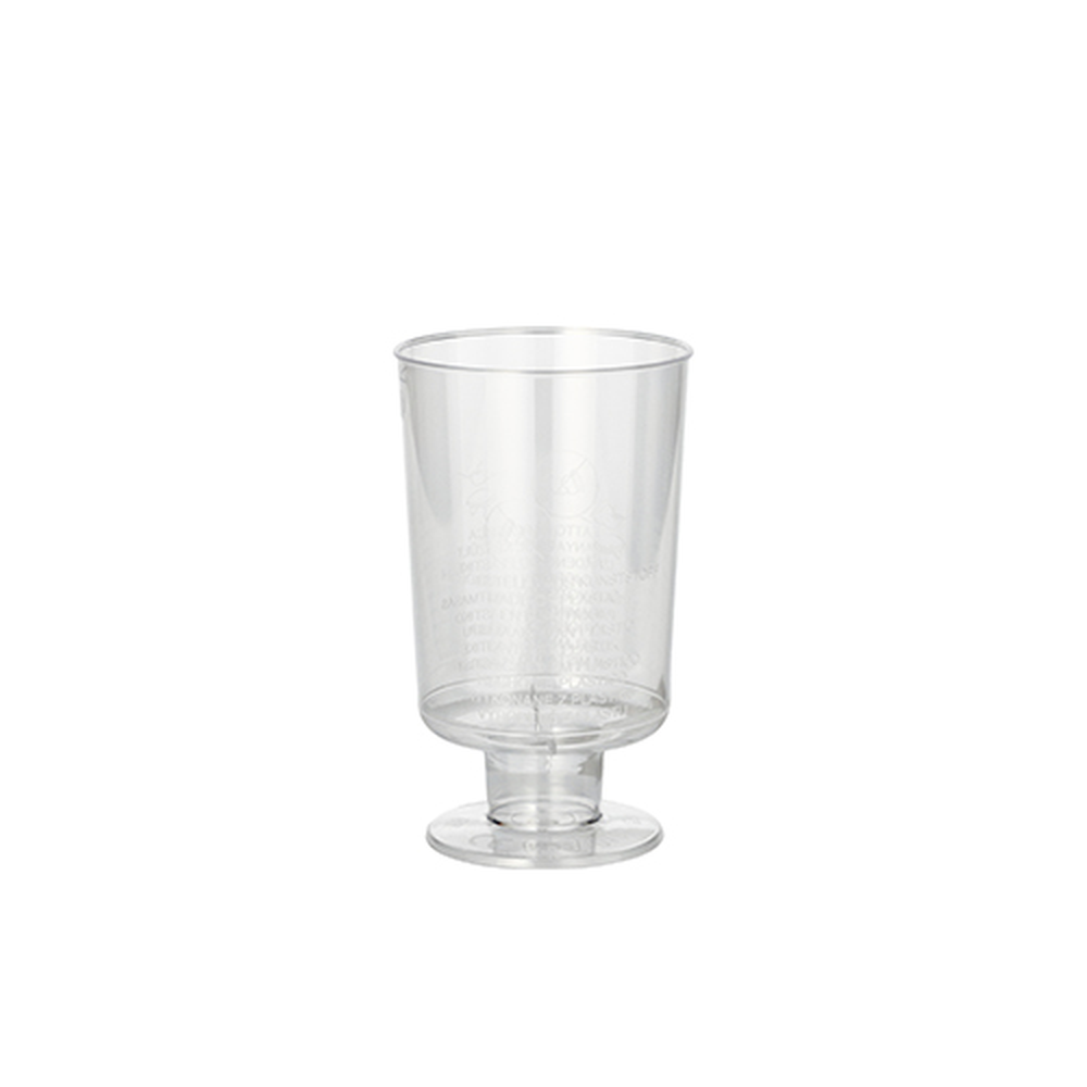 PAPSTAR Stiel-Gläser für Weisswein, PS 0,1 l Ø 5,1 cm · 8,5 cm glasklar einte