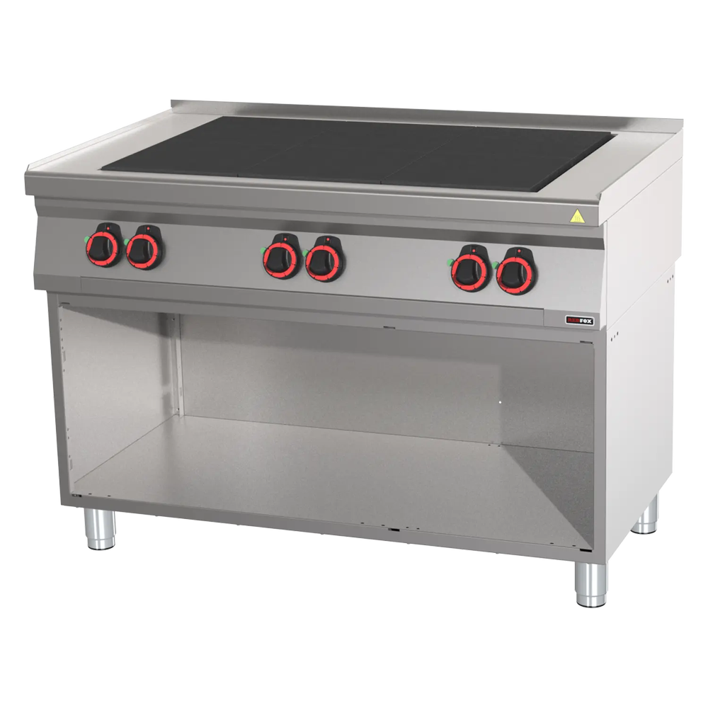 RM Gastro Herd elektrisch mit 6 Glühplatten Unterbau / REDFOX - SPL 70/120 E