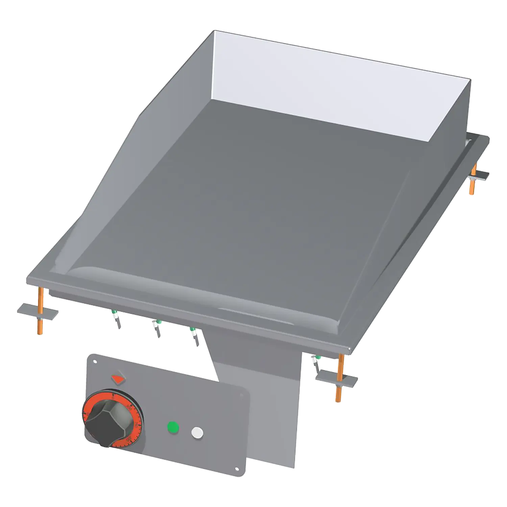 RM Gastro Grillplatte 36x55 drop-in elektrisch glatt 400 V / RM - FTLD-64ET