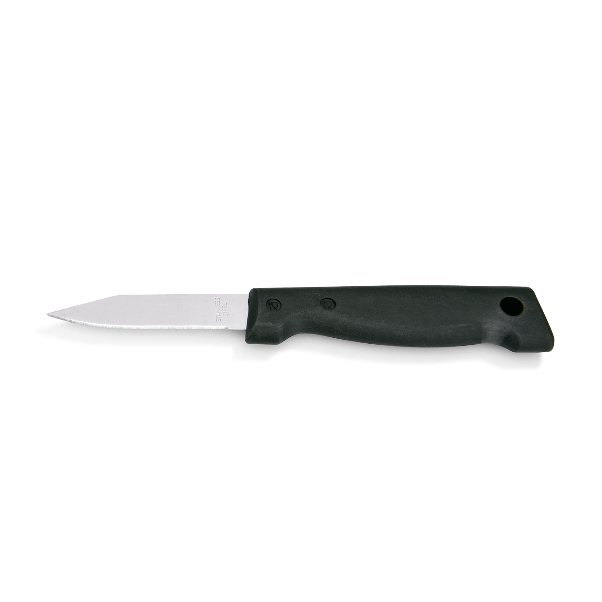 WAS Schälmesser, 7,5 cm, Set á 6 Stück, Edelstahl, Kunststoff