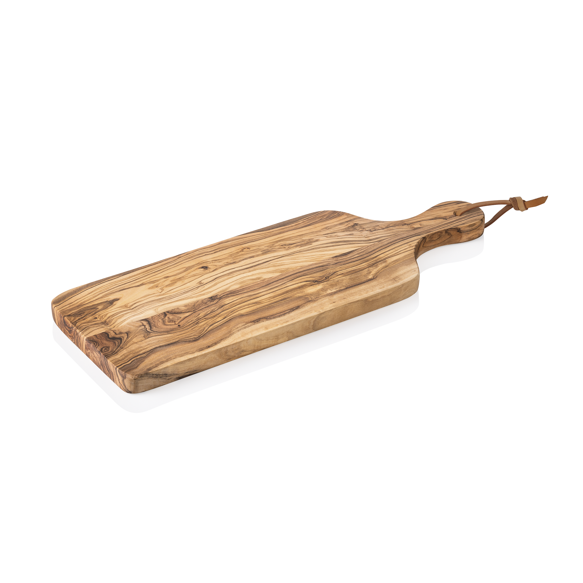 WAS Servierbrett mit Griff PURE OLIVE, 30 x 15 cm, Olivenholz