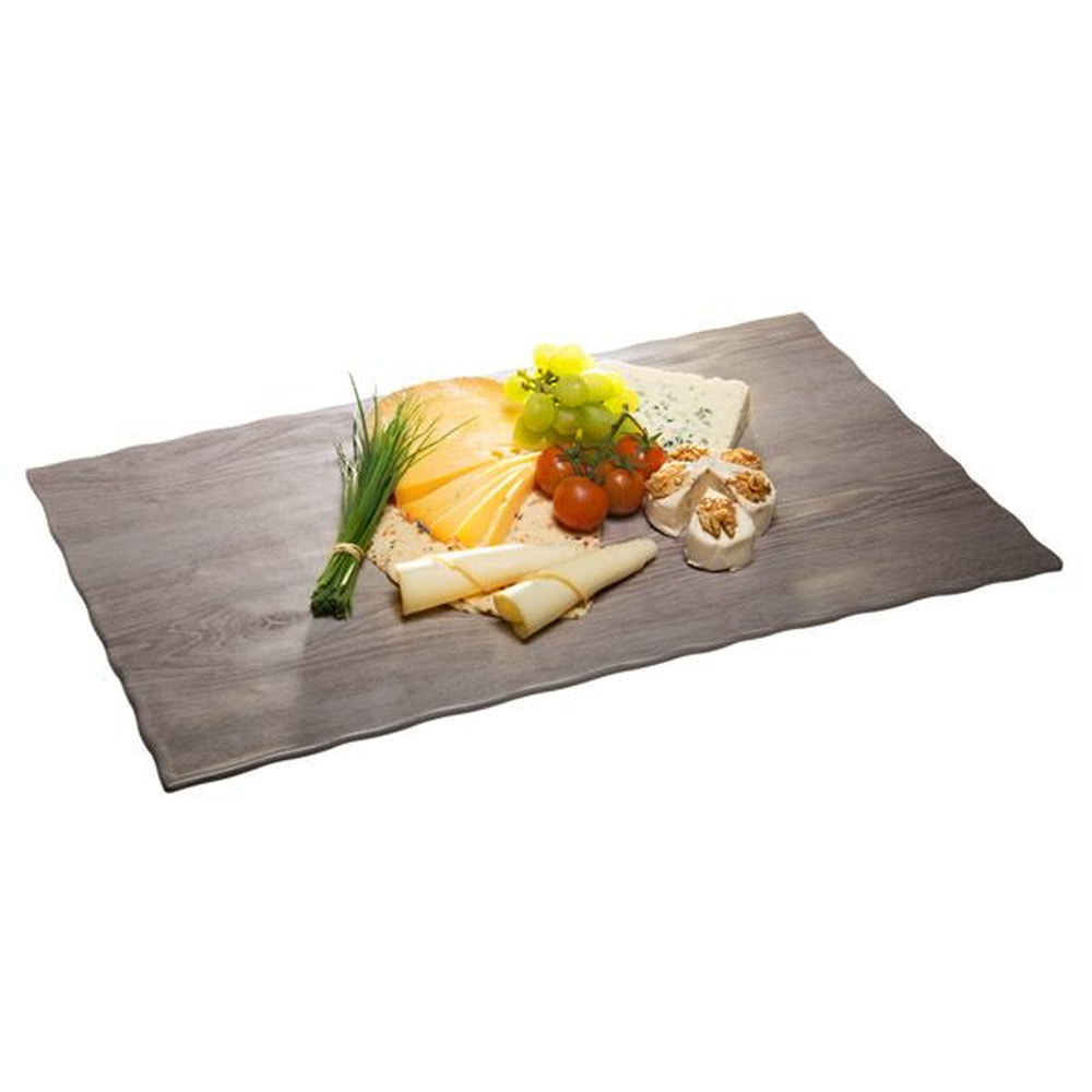 APS GN 1/1 Tablett -WOOD- 53 x 32,5 cm, H: 1,5 cm , Melamin, Holzoptik