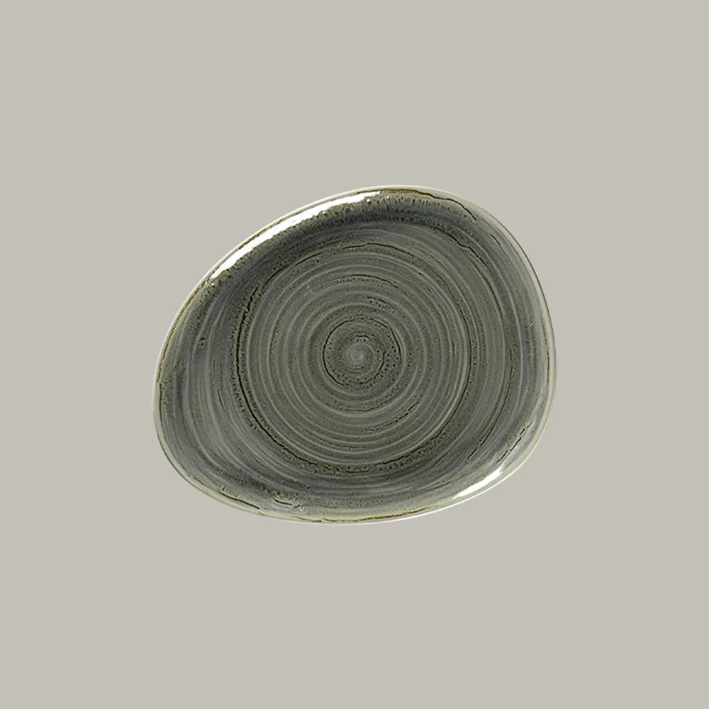 RAK Teller flach organisch - peridot Serie: Spot L 27.9 cm / W 22.4 cm / Ht. 2.