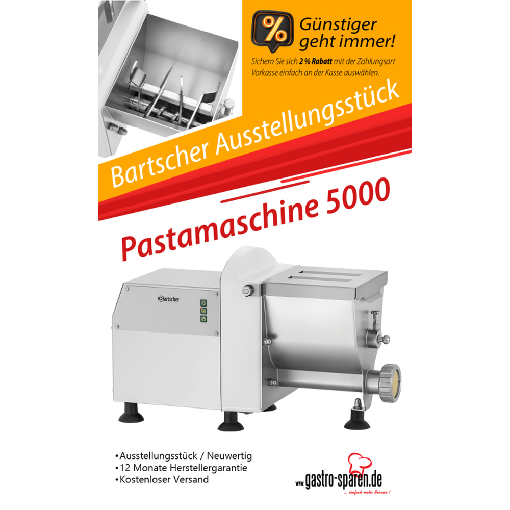 Bartscher Ausstellungsstück Pastamaschine 5000
