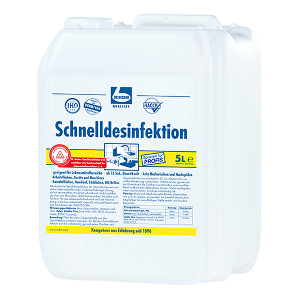 Papstar "Dr. Becher" Schnelldesinfektion 5 l