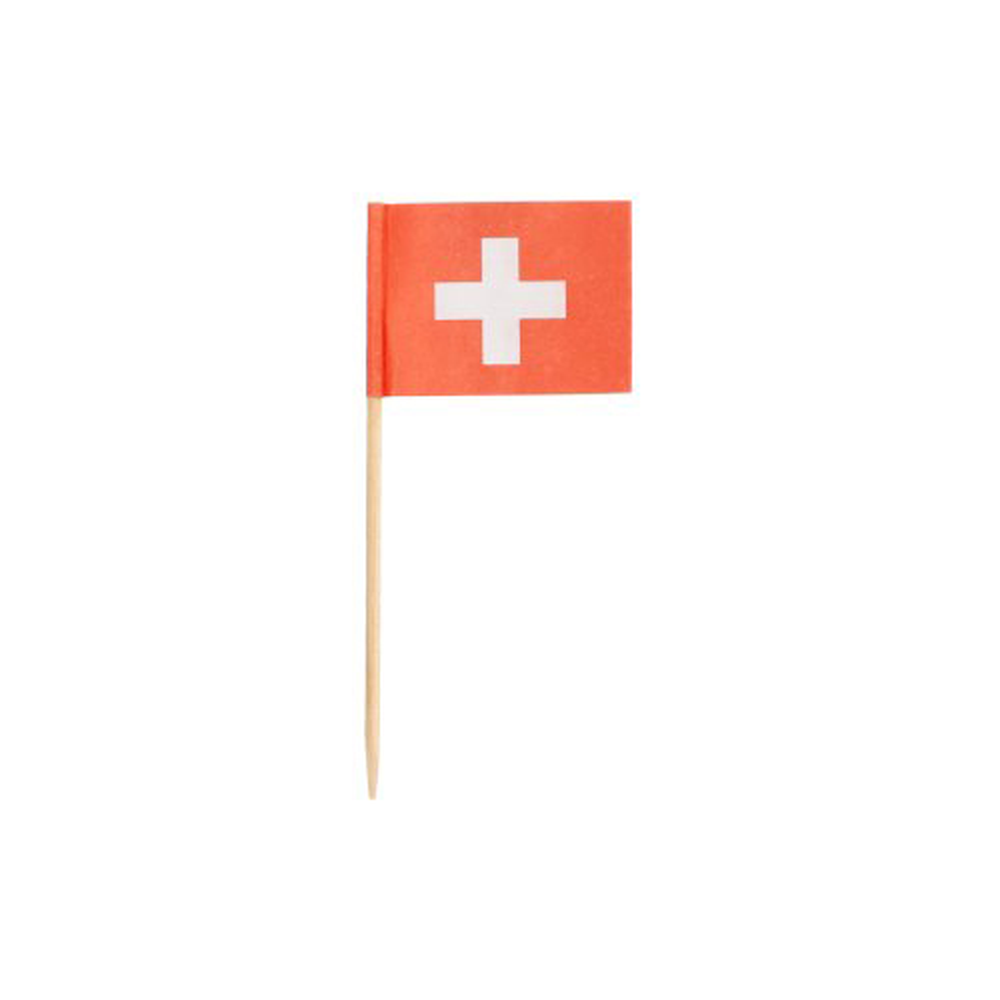 Papstar Deko-Picker 8 cm "Schweiz"