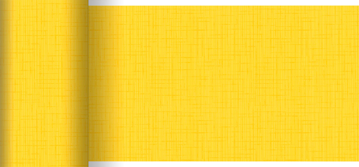 Duni Dunicel-Tischläufer 20 m x 15 cm Linnea gelb