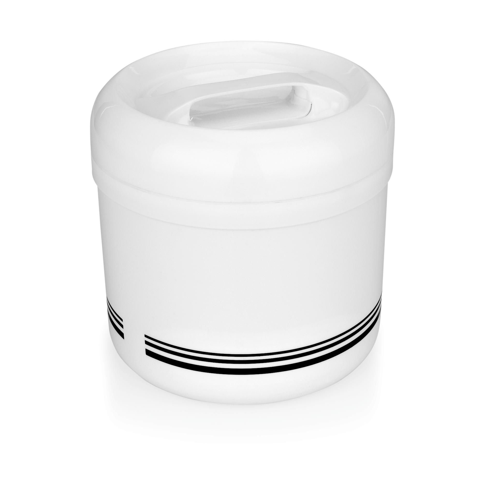 WAS Eisbox, Ø 21 cm, Höhe 22 cm, 4 ltr., doppelwandig, weiß, Polypropylen
