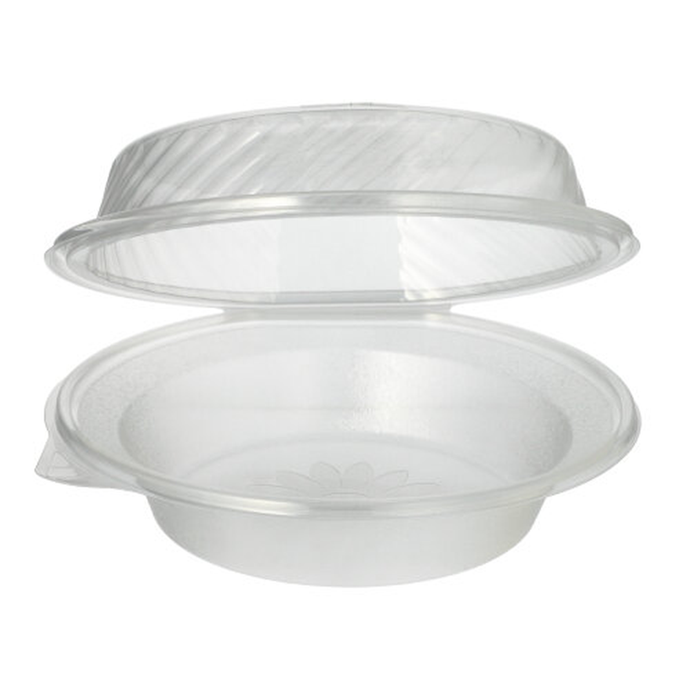 PAPSTAR Feinkost- und Salatschalen mit Klappdeckel PP rund 950 ml 8,7 cm x 22