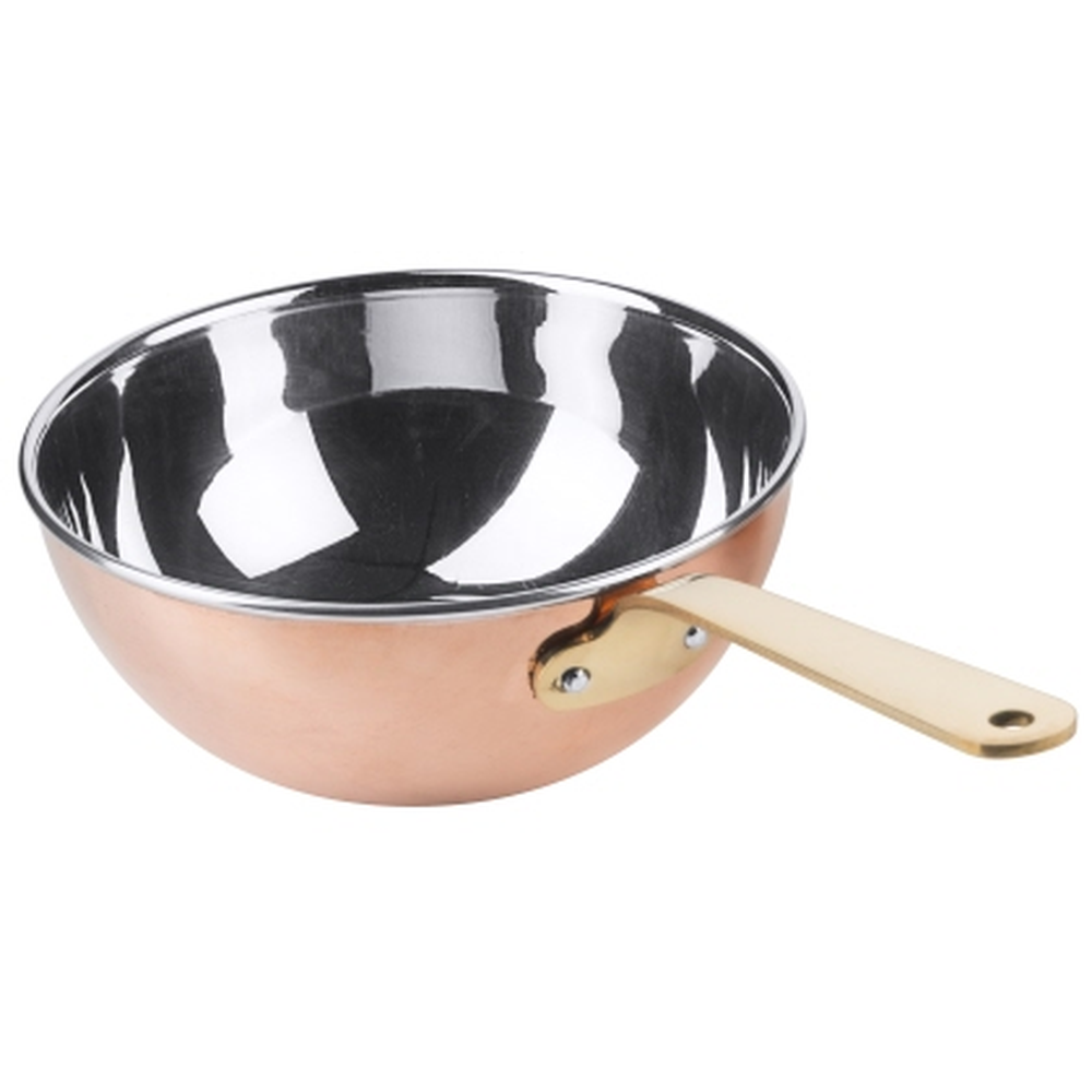 Contacto Wok 14 cm aus Kupfer/Edelstahl