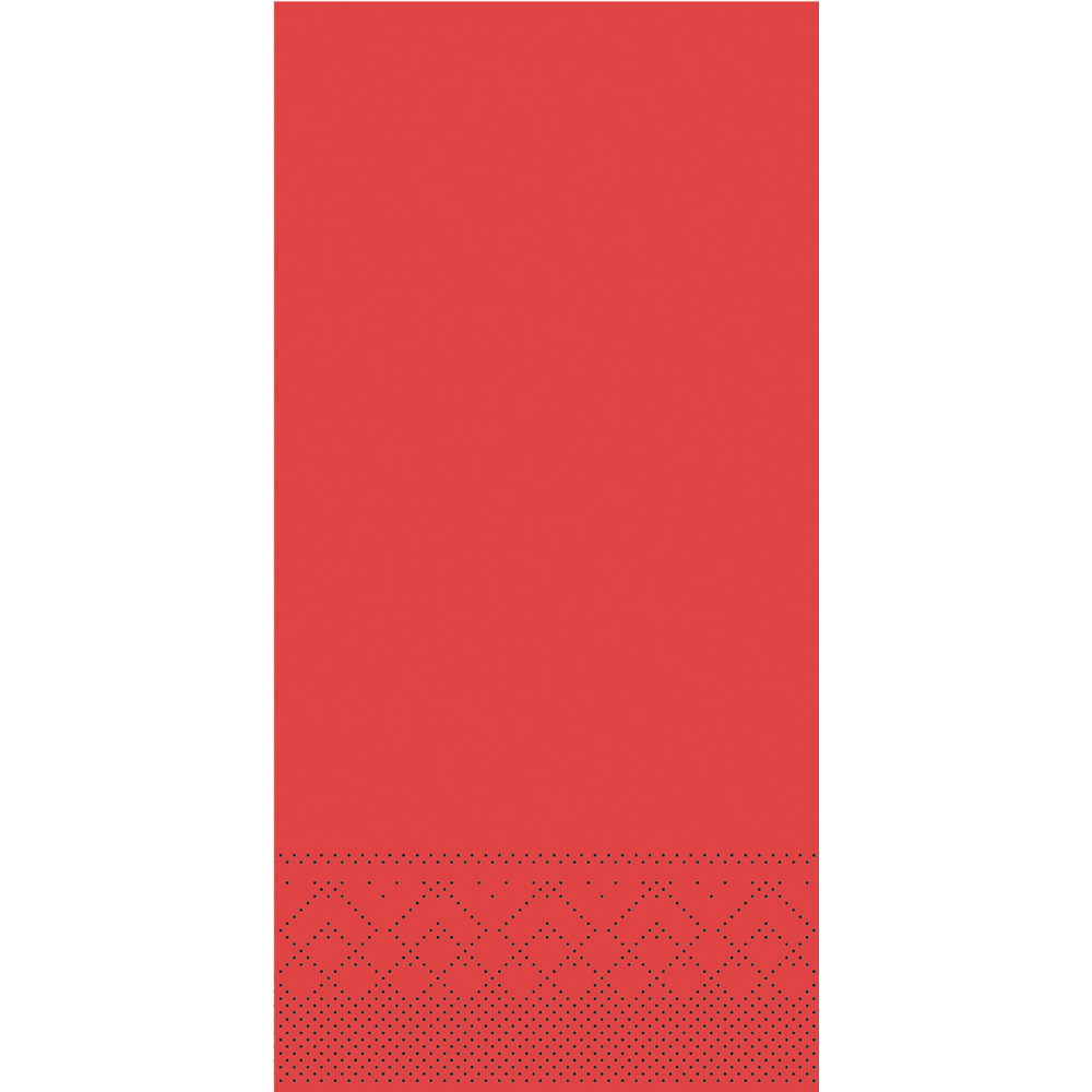 Mank Serviette Basic rot 33 x 33 cm 1/8 Falz