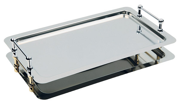 APS GN 1/1 System-Tablett 53 x 32,5 cm, Nutzhöhe 4 cm , 18/10 Edelstahl