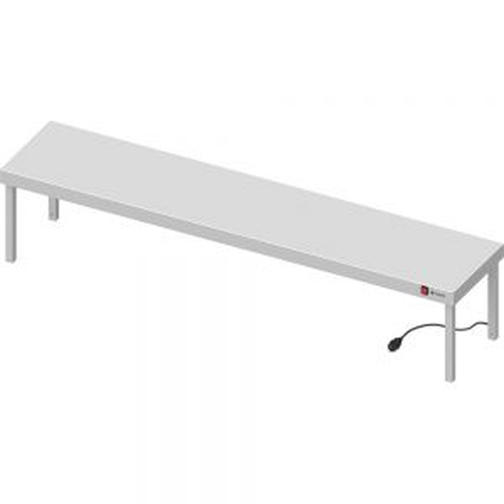 Stalgast Wärmebrücke 1-etagig 1500x300x400 mm mit Keramik-Infrarot-Strahlern