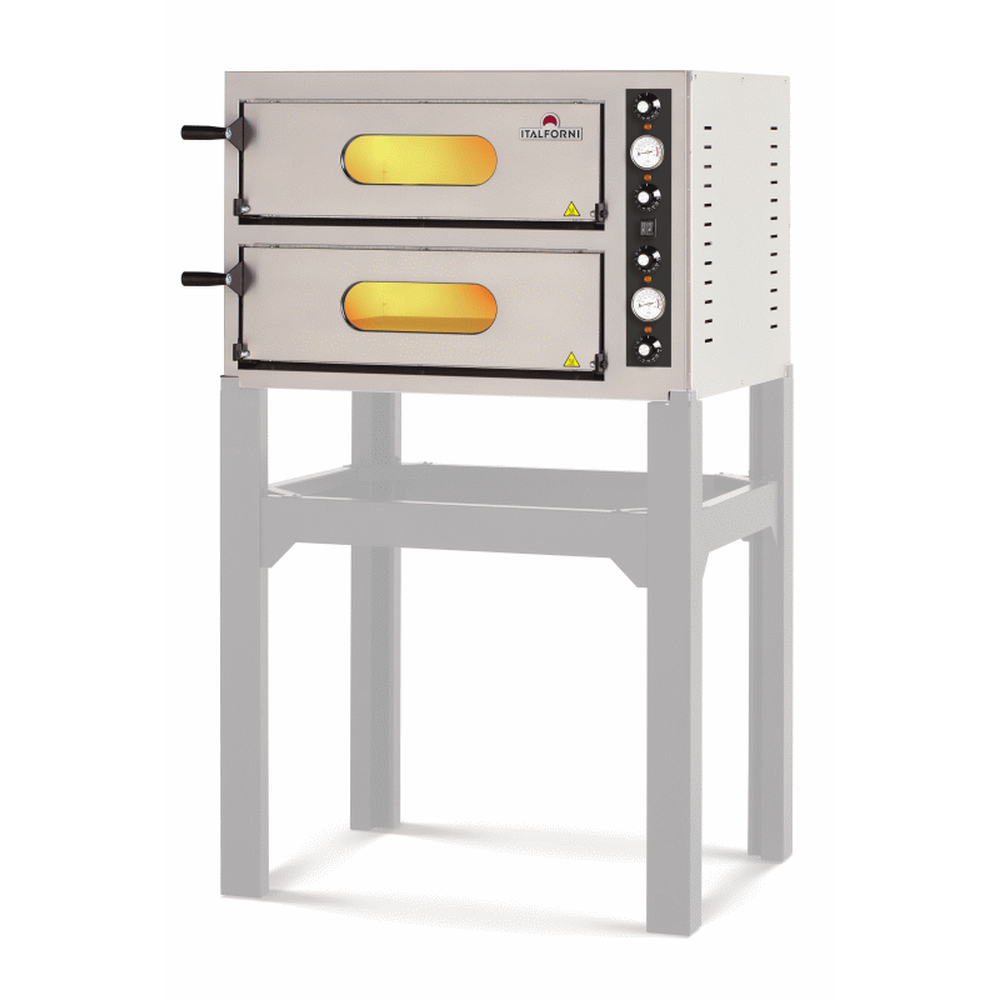 KBS Pizzaofen Compact 4 für 4+4 Pizzen ø33cm elektro 9 kW