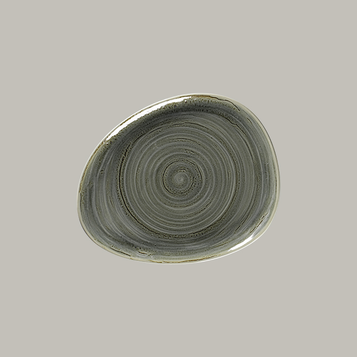 RAK Teller flach organisch - peridot  Serie: Spot L 27.9 cm / W 22.4 cm / Ht. 2.