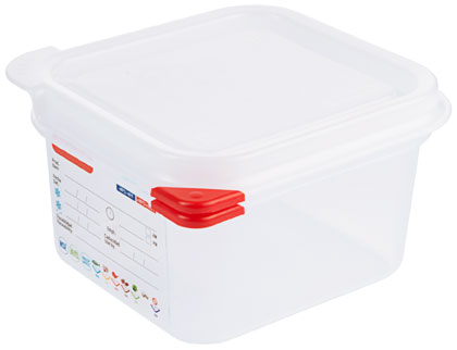 Contacto Behälter GN 1/6 100 mm mit HACCP Colorclip Deckel