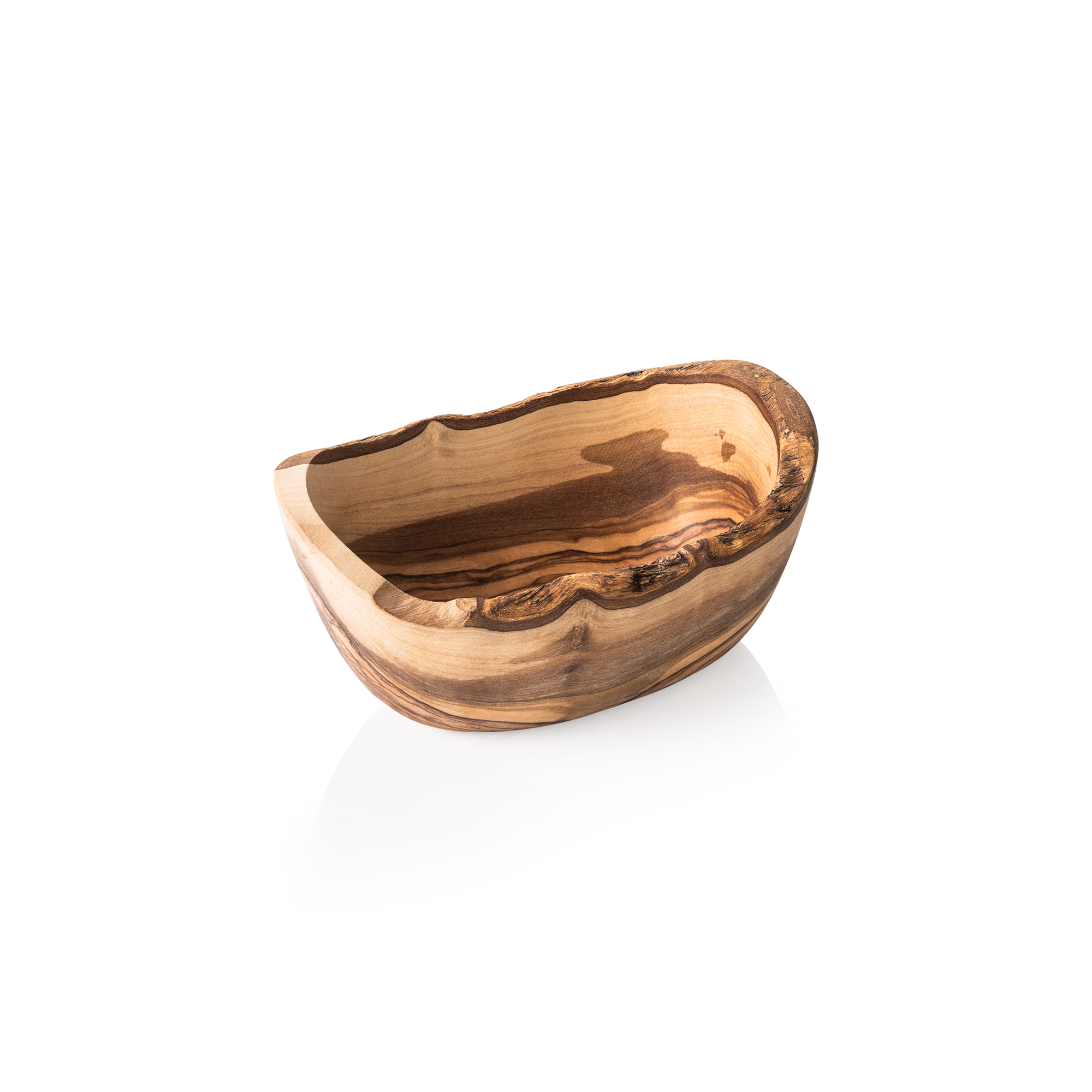 WAS Schale PURE OLIVE, 14 x 8 x 7 cm, Olivenholz