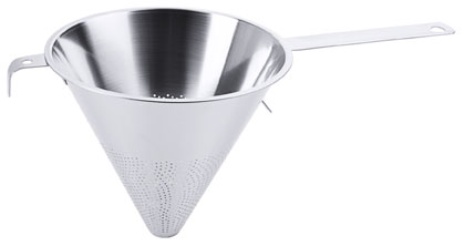 Contacto Spitzsieb mit Flachgriff 20 cm