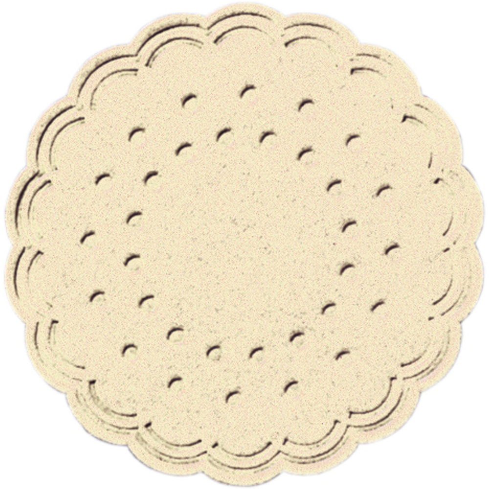 Duni Zelltuch-Untersetzer Ø 7,5 cm 8-lagig cream