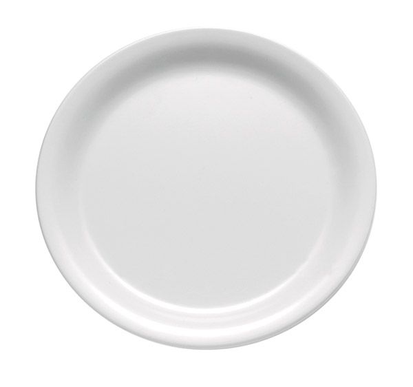 Assheuer Teller, rund „CASUAL“ weiß  Ø 22,5 cm  Melamine