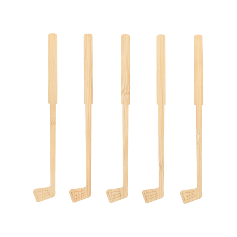 Papstar Getränke-Quirle, Bambus "pure" 15 cm "Golf"