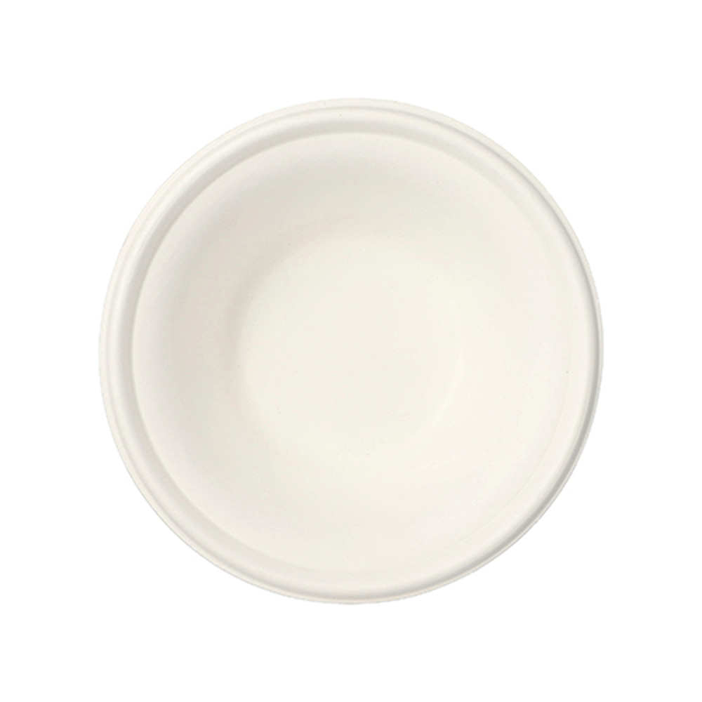 Papstar Schalen, Zuckerrohr "pure" 380 ml Ø 15,5 cm · 4,6 cm weiss