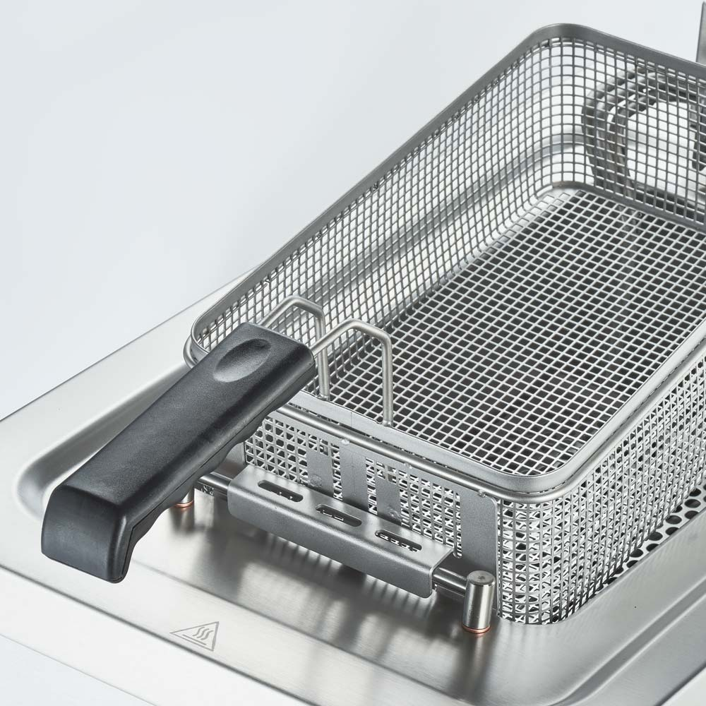 Stalgast Elektro-Fritteuse als Standgerät, Unterbau offen, 400x700x850 mm, 10 L