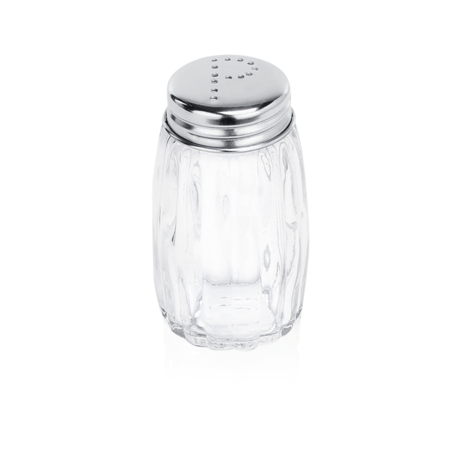 WAS Pfefferstreuer Set, Ø 3,5 cm, Höhe 7 cm, Set á 12 Stück, Edelstahl, Glas