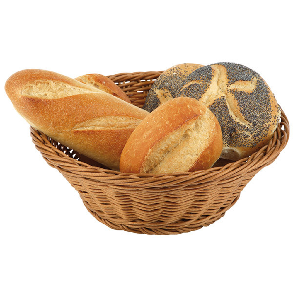 APS Tisch- und Buffetkorb, rund Ø 25,5 cm, Höhe 8,5 cm , Polypropylen, beige