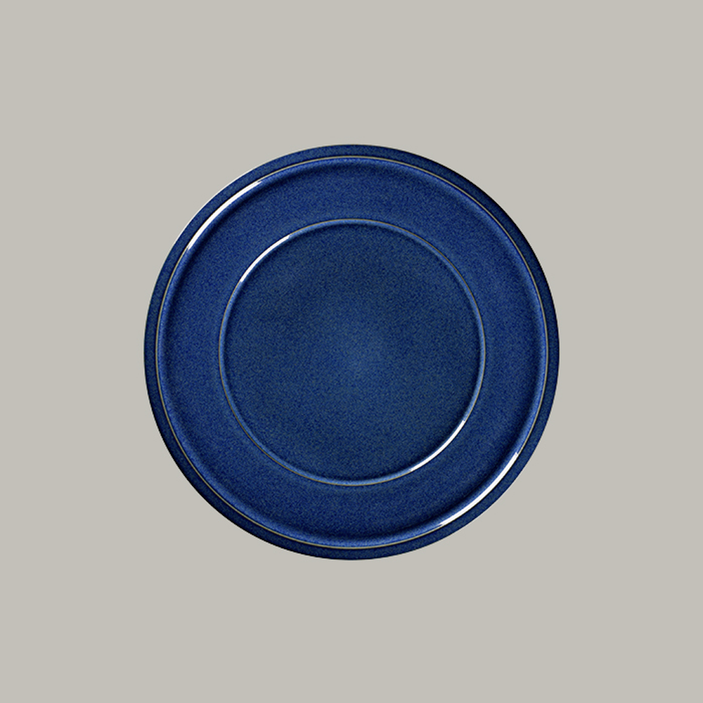 RAK Teller flach mit Rand - cobalt Serie: Ease Ø 31.8 cm / Ht. 2.3 cm