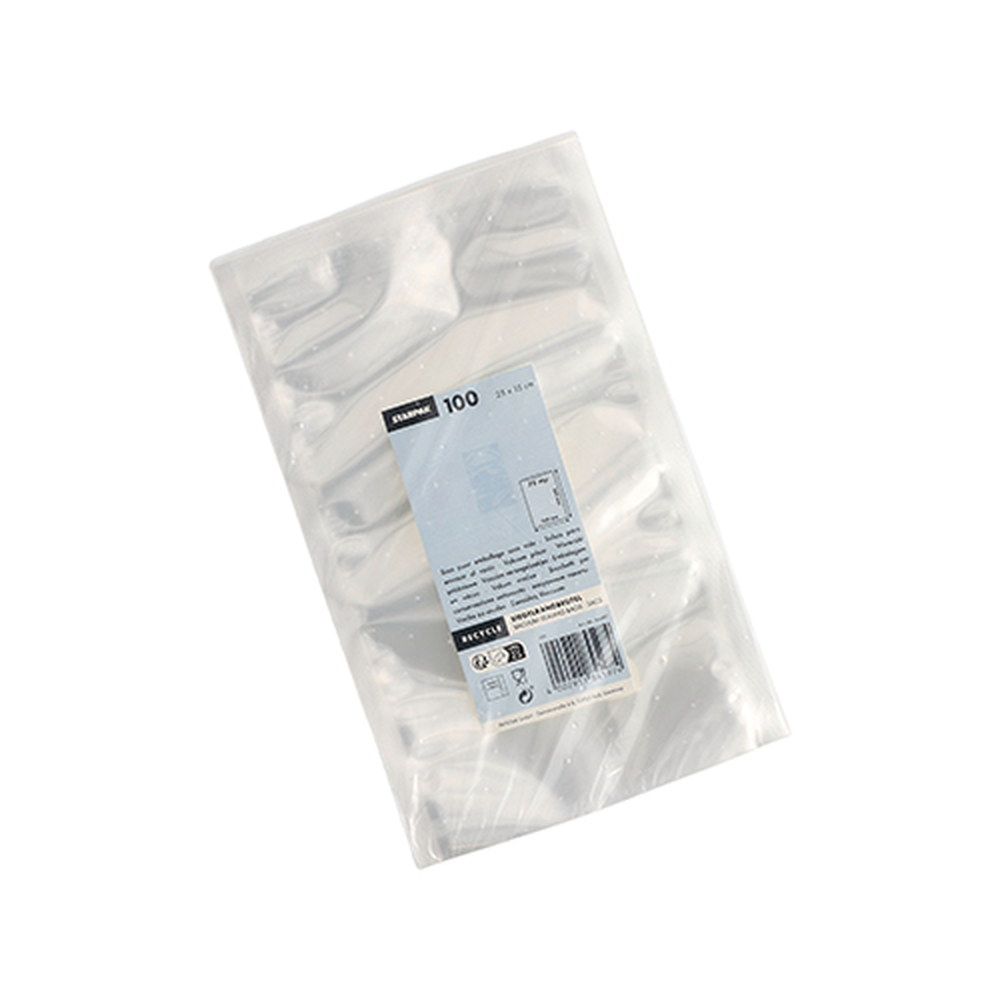 Papstar Siegelrandbeutel, PA / PE 25 cm x 15 cm transparent 75 my