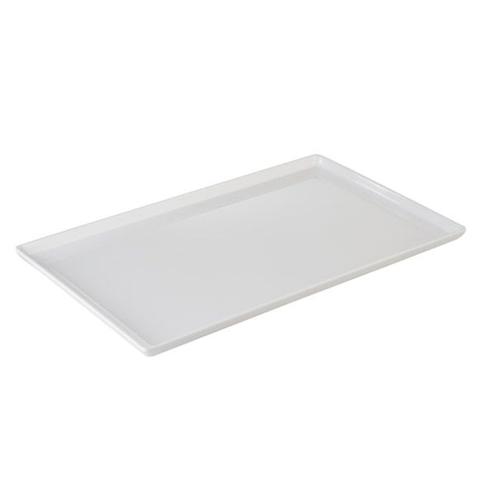 APS Tablett GN 1/1 -FLOAT- 53 x 32,5 cm, H: 3 cm , Melamin, weiß