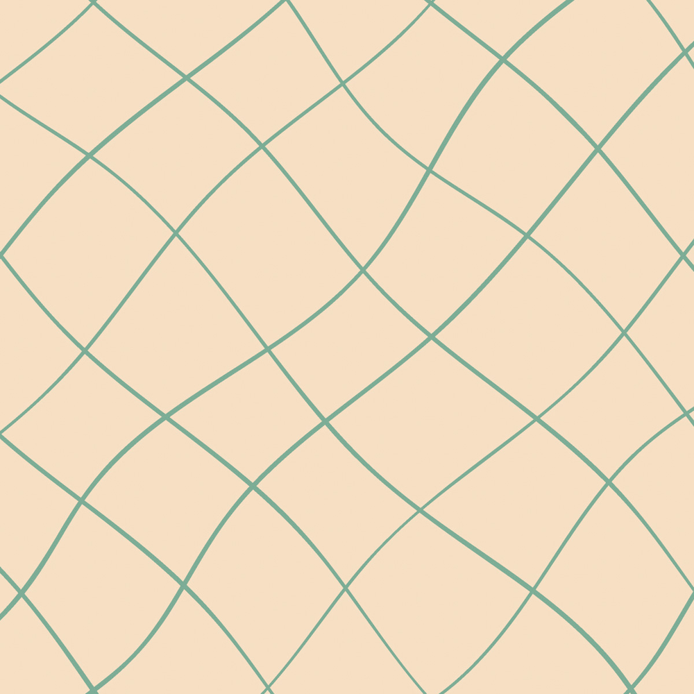 Mank Serviette Louis Waves eukalyptus 40 x 40 cm 1/4 Falz