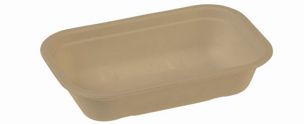 Pacovis Schale rechteckig 500ml, nature 205x130x45mm