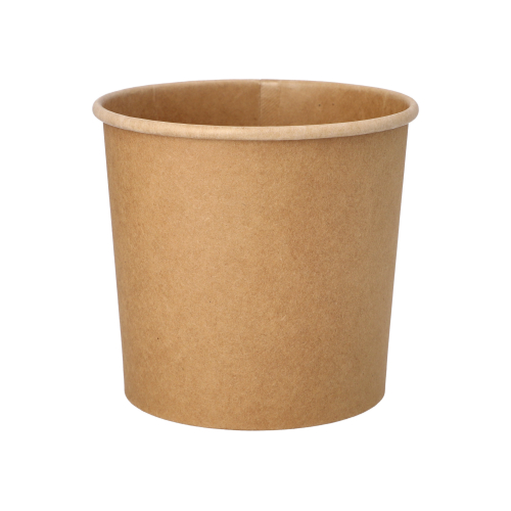Papstar Suppenbecher, Pappe rund 760 ml Ø 11,5 cm · 11 cm braun