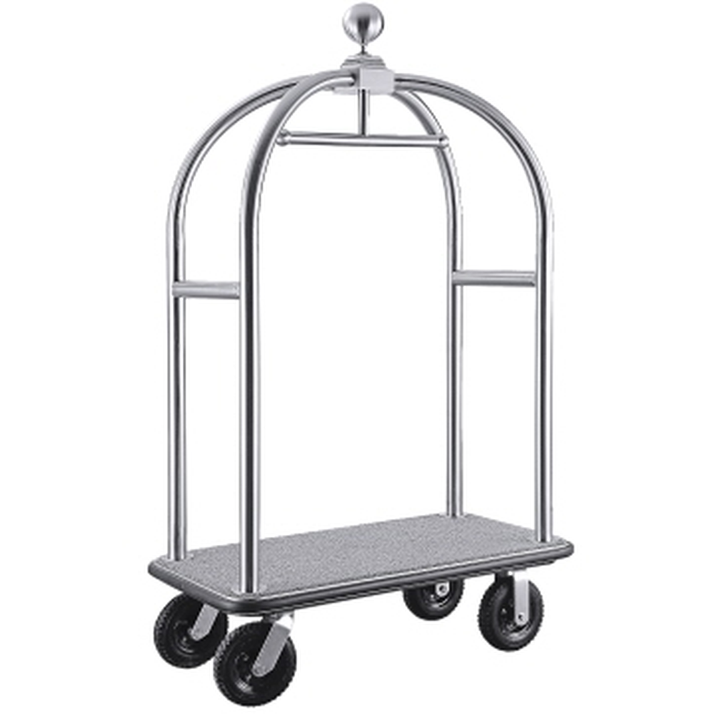 Contacto Hotelgepäckwagen, Edelstahl