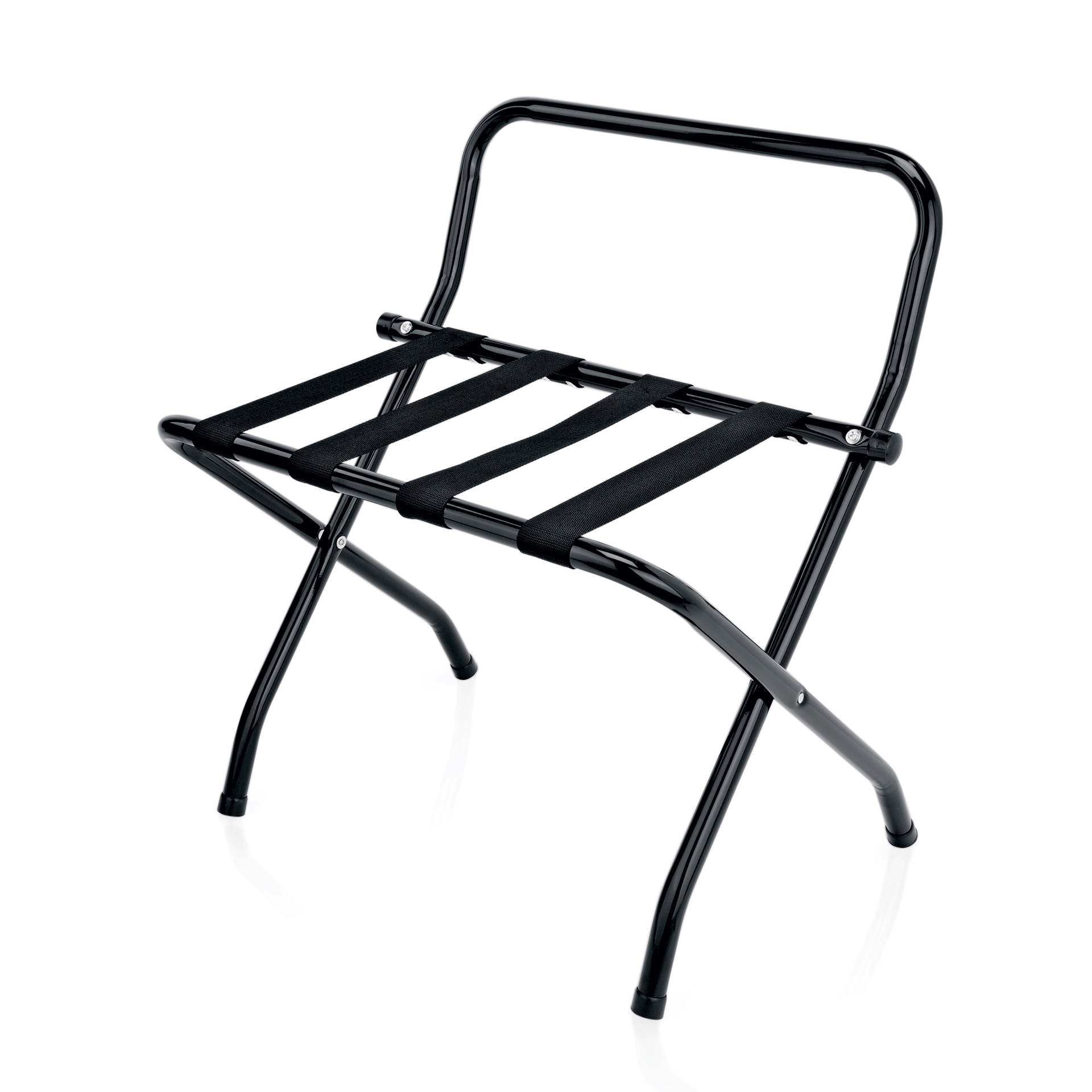 WAS Gepäckablage mit Wandschutz, 62 x 47 x 46 cm, pulverbeschichtet, Stahl, Nylo