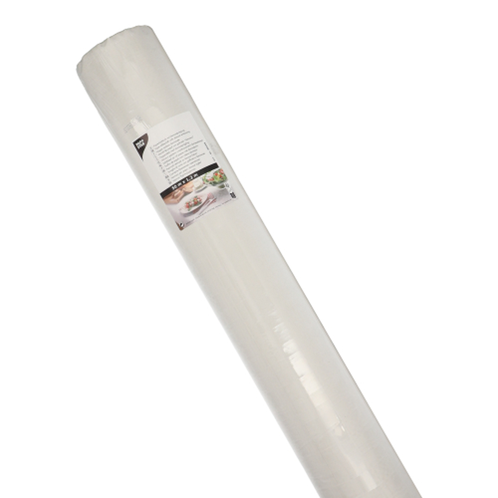 Papstar Papiertischtuch mit Damastprägung 50 m x 1,2 m weiss